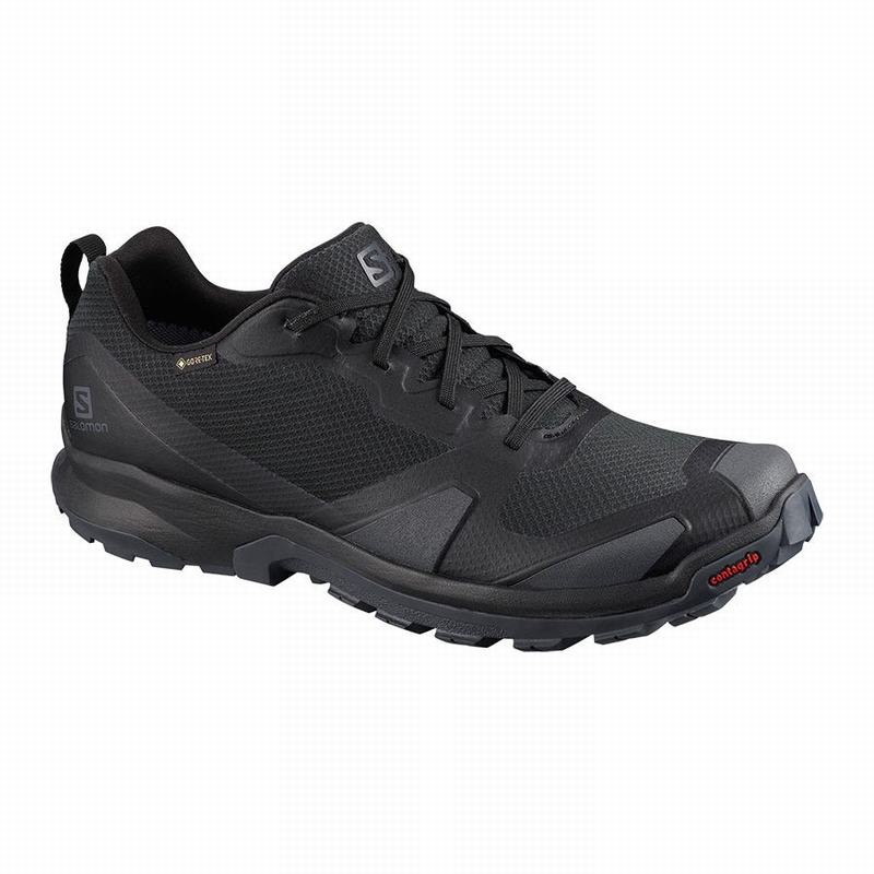 Salomon Singapore Mens Hiking Shoes - XA COLLIDER GTX Black | 34950-WTSL